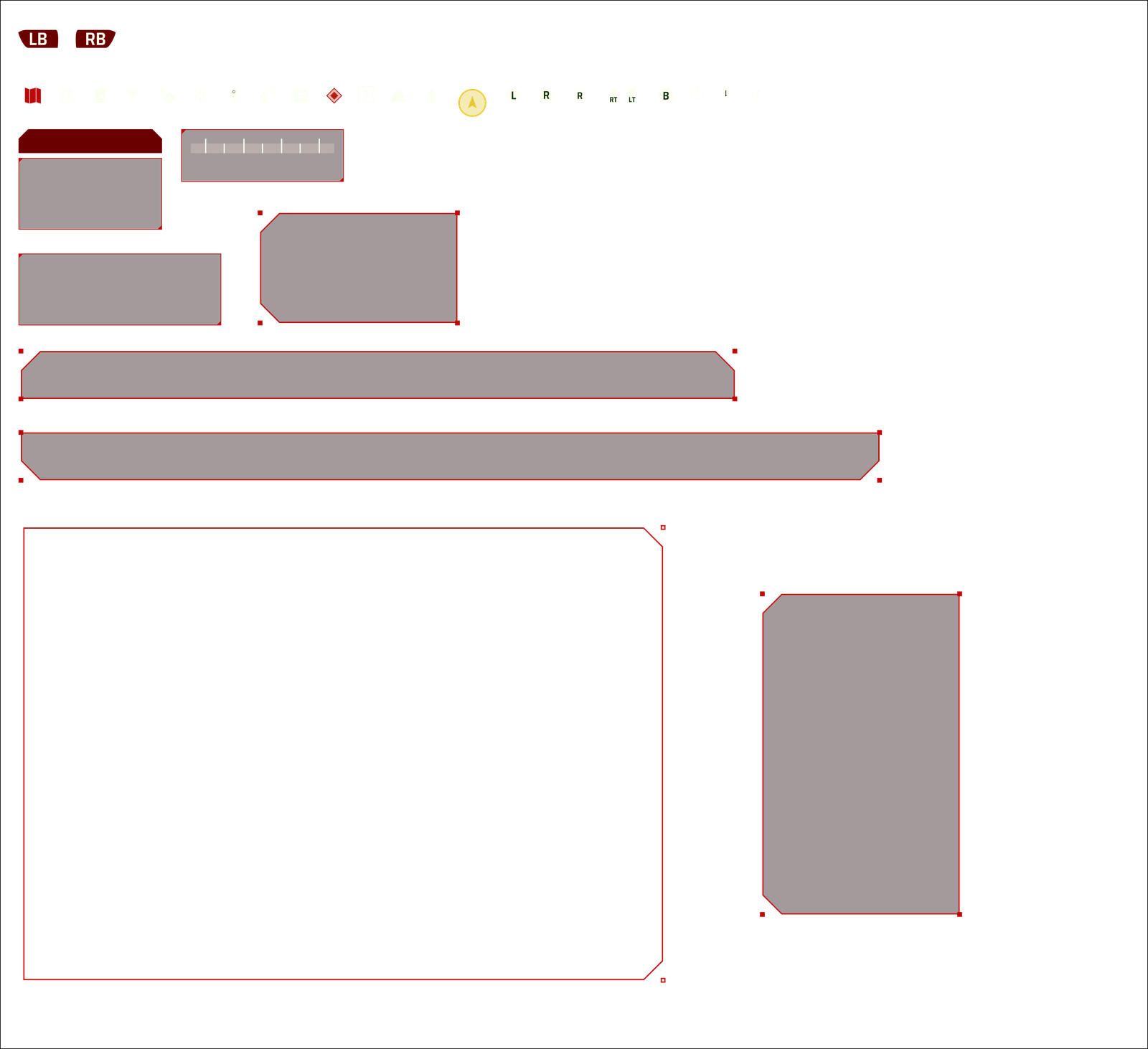 Spritesheet do HUD de combate